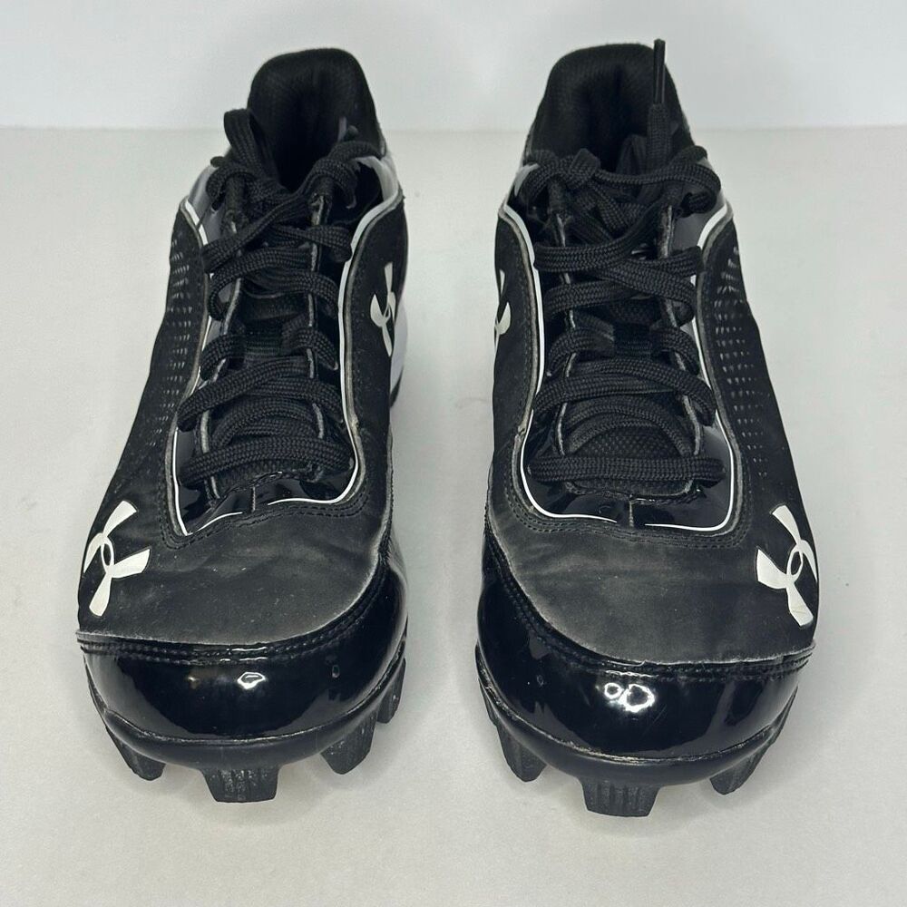 Under Armour UA Leadoff Low RM 3.0 Baseball Cleats Black and White | Men Size 7 - Picture 4 of 11